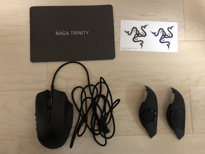 Razer Naga Trinity サイドボタンを2/7/12ボタンに付け替え可能 USB